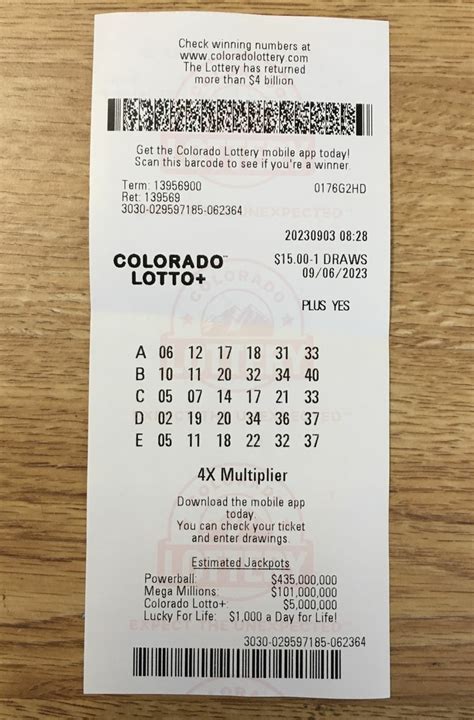 lottery tickets colorado